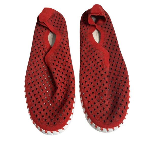 Ilse Jacobsen Tulip 139 Slip On Shoe Red Size 8 - Picture 4 of 7